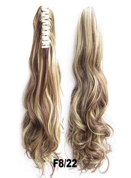 fashion curly pony tail 55cm long wavy blackbrown claw synthetic ponytail high temperature fiber hairpiece multicolor selection2014035, Black
fashion curly pony tail 55cm long wavy blackbrown claw synthetic ponytail high temperature fiber hairpiece multicolor selection2014035, Black