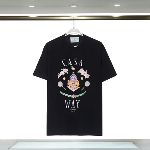 t casablanca t designer shirt men shirts casablanc shirt wear summer round neck sweat absorbing short sleeves outdoor breathable cotton tees, White;black
t casablanca t designer shirt men shirts casablanc shirt wear summer round neck sweat absorbing short sleeves outdoor breathable cotton tees, White;black