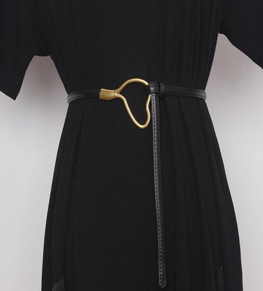 long cow leather selftie belt waistband women vintage metal clasp buckle waist belt women winter dress genuine leather belt new9037860, Black;brown
long cow leather selftie belt waistband women vintage metal clasp buckle waist belt women winter dress genuine leather belt new9037860, Black;brown