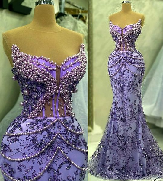 2023 april aso ebi lavender mermaid prom dress pearls sequined lace evening formal party second reception birthday engagement gowns dresses, Black
2023 april aso ebi lavender mermaid prom dress pearls sequined lace evening formal party second reception birthday engagement gowns dresses, Black
