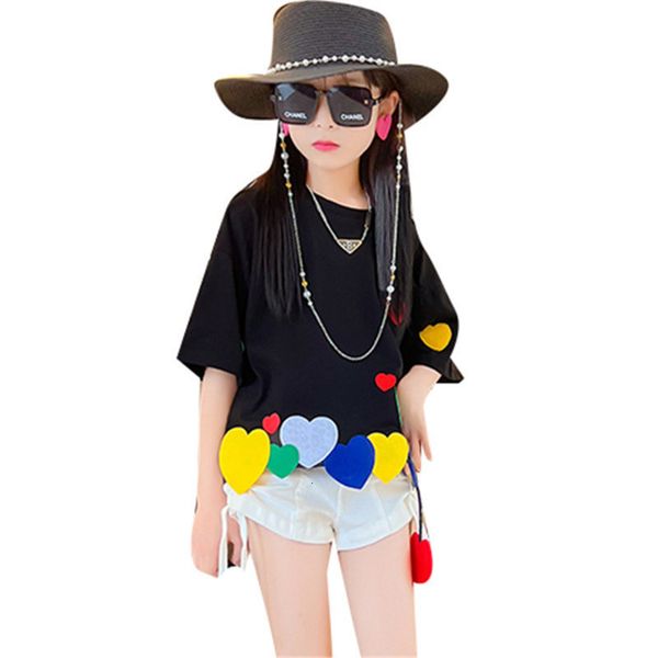 tshirts fashion girls design tshirts with colorful heart loose clothes for kids korean short sleeve tees 414year 230412, Blue
tshirts fashion girls design tshirts with colorful heart loose clothes for kids korean short sleeve tees 414year 230412, Blue