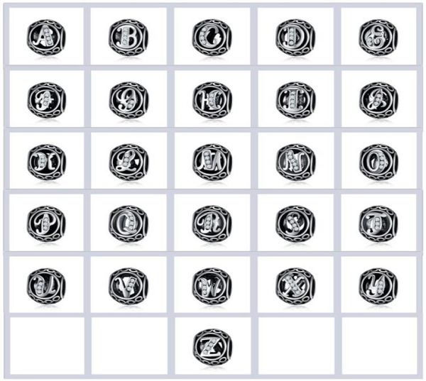 authentic 2017 letter beads fit pandora bracelets necklaces silver 925 original charm with cubic zirconia for jewelry diy making k3676675, Black
authentic 2017 letter beads fit pandora bracelets necklaces silver 925 original charm with cubic zirconia for jewelry diy making k3676675, Black