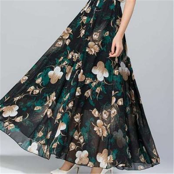 skirts chiffon flower maxi summer skiing women's long waist holiday dance skiing elegant beach boho women's vintage girl fairy 230, Black
skirts chiffon flower maxi summer skiing women's long waist holiday dance skiing elegant beach boho women's vintage girl fairy 230, Black