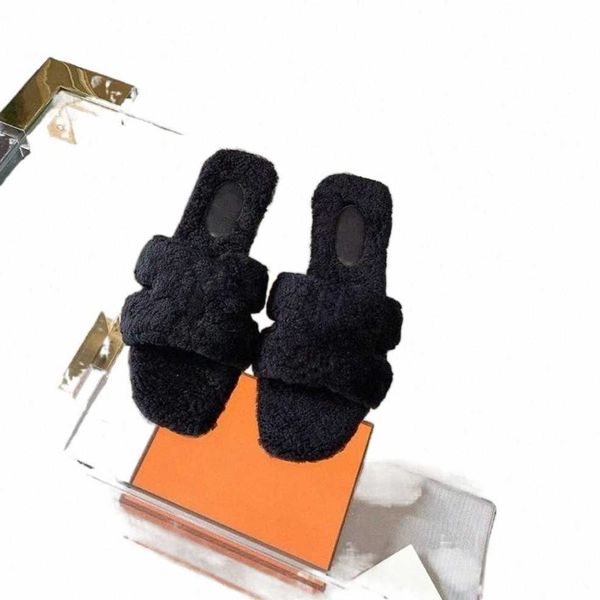 designer soft sheepskin slides slippers women oran woolskin sandal with rubber sole fur winter flat plush flip flops, Black
designer soft sheepskin slides slippers women oran woolskin sandal with rubber sole fur winter flat plush flip flops, Black