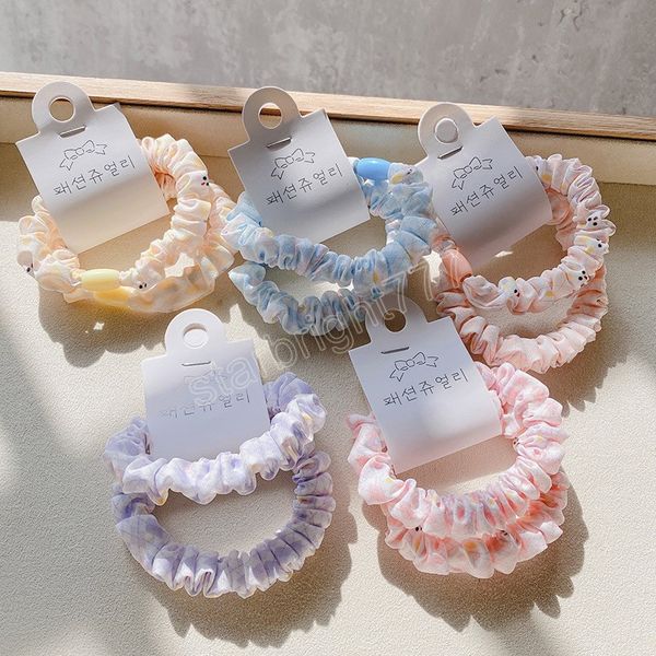 2pcs women hair ties korean print elastic hair band elegant colorful hair rubber band girls hair accessories, Slivery;white
2pcs women hair ties korean print elastic hair band elegant colorful hair rubber band girls hair accessories, Slivery;white