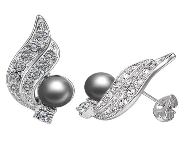 yoursfs 6 pairsset zircon feather black pearl stud earrings woman fashion jewelry 18k gold plated3944984, Golden;silver
yoursfs 6 pairsset zircon feather black pearl stud earrings woman fashion jewelry 18k gold plated3944984, Golden;silver