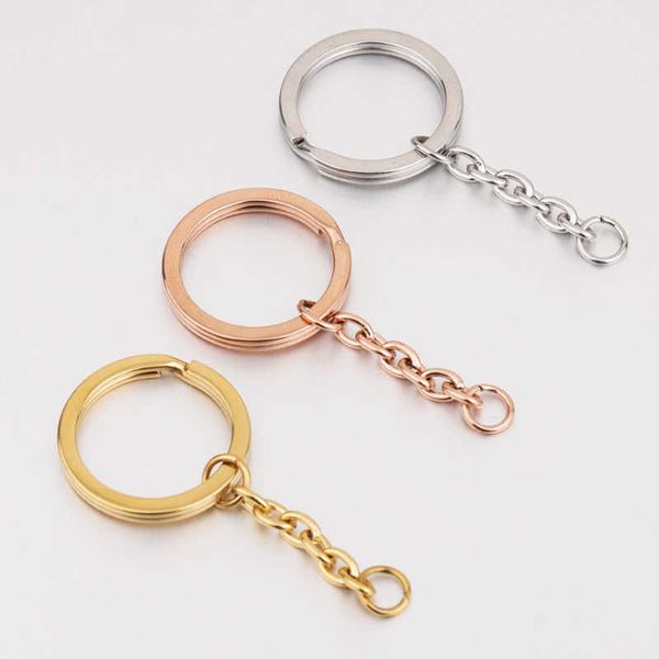 key rings 5pcs no fade stainless steel keychain with flat split ring extension chain clasp circle loop for keyring diy jewelry making aa2304, Slivery;golden
key rings 5pcs no fade stainless steel keychain with flat split ring extension chain clasp circle loop for keyring diy jewelry making aa2304, Slivery;golden