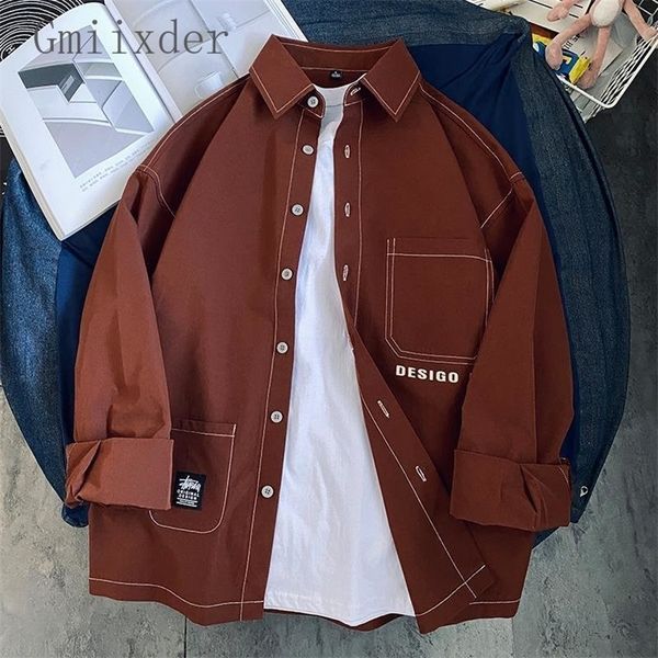 men's casual shirts men's long sleeved loose fitting japanese summer hip-hop shirt men's casual city boy spring autumn letter, White;black
men's casual shirts men's long sleeved loose fitting japanese summer hip-hop shirt men's casual city boy spring autumn letter, White;black