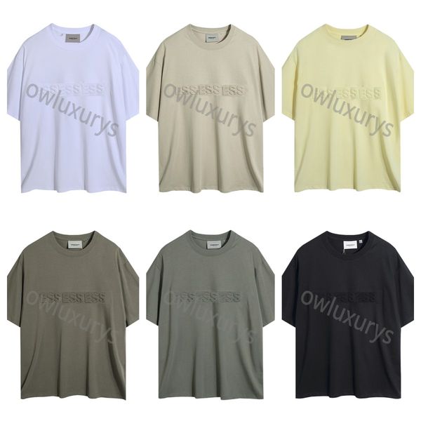 summer men's t-shirts fears embossed ess embossed short sleeve high street fashion brand solid summer t-shirt for men of god, White;black
summer men's t-shirts fears embossed ess embossed short sleeve high street fashion brand solid summer t-shirt for men of god, White;black