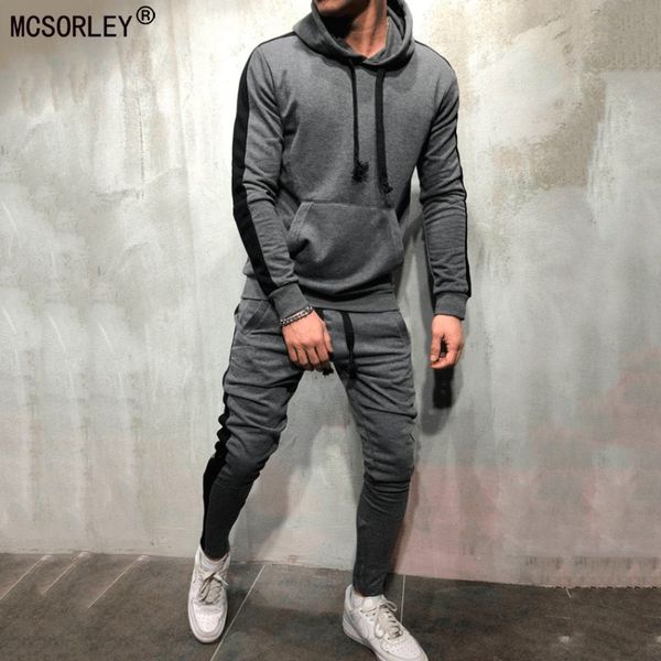 men's tracksuits autumn men's sets tracksuit hooded sweatshirt drawstring outfit solid color muscle sportswear pullover two piece, Gray
men's tracksuits autumn men's sets tracksuit hooded sweatshirt drawstring outfit solid color muscle sportswear pullover two piece, Gray