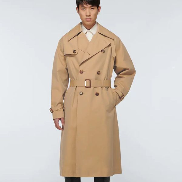 men's trench coats medium and long waist closing casual windbreaker autumn winter 2023 korean khaki thin fashion versatile coat 230413, Tan;black
men's trench coats medium and long waist closing casual windbreaker autumn winter 2023 korean khaki thin fashion versatile coat 230413, Tan;black