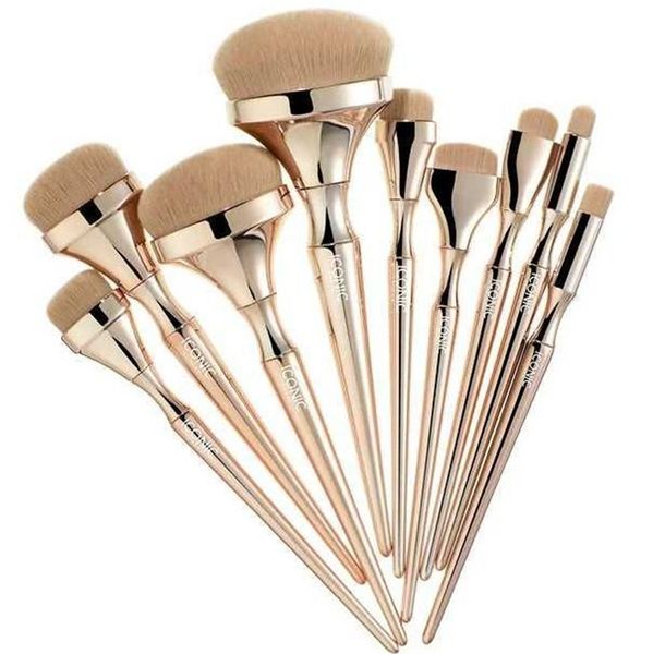 iconic london hd 9pcs makeup brushes set gold handle for foundation powder make up brushes pincel maquiagem beauty tools
iconic london hd 9pcs makeup brushes set gold handle for foundation powder make up brushes pincel maquiagem beauty tools