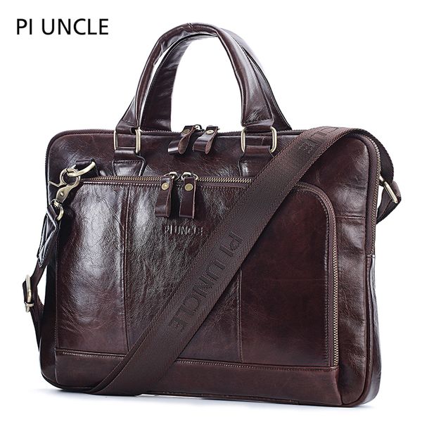 briefcases piuncle brand genuine leather business men's briefcase male shoulder bag men's tote messenger bag computer handbag luxu
briefcases piuncle brand genuine leather business men's briefcase male shoulder bag men's tote messenger bag computer handbag luxu