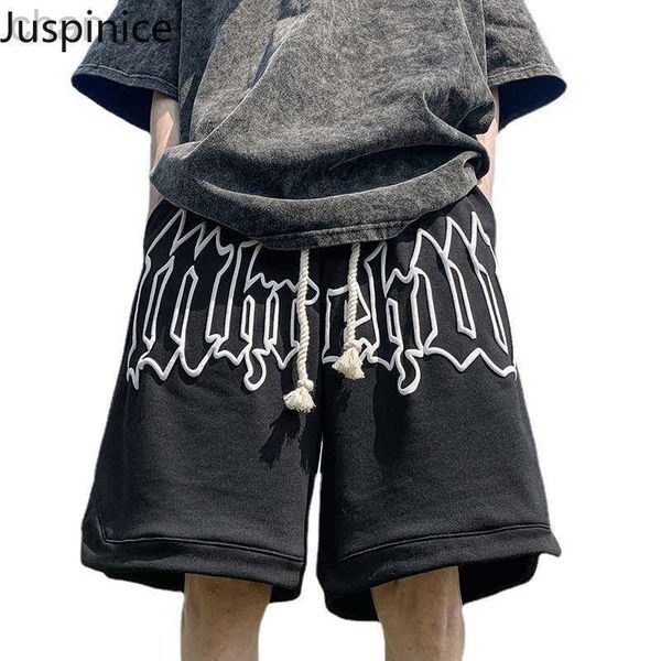 juspinice summer man shorts letter printed korean fashion loose high street ins casual pants hip hop half pant 2023 y2k clothes, White;black
juspinice summer man shorts letter printed korean fashion loose high street ins casual pants hip hop half pant 2023 y2k clothes, White;black