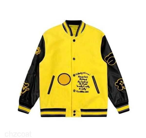 23ss mens jackets baseball varsity jacket 9 colors brand letter stitching embroidery jackets men loose causal outwear coats over sized oh3x, Black;brown
23ss mens jackets baseball varsity jacket 9 colors brand letter stitching embroidery jackets men loose causal outwear coats over sized oh3x, Black;brown
