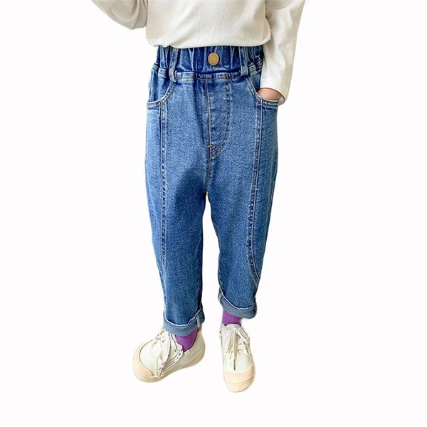 jeans 2-8 years kids jeans children elastic waist long pants spring autumn jeans pants wide leg straight jeans pant baby trousers 230413, Blue
jeans 2-8 years kids jeans children elastic waist long pants spring autumn jeans pants wide leg straight jeans pant baby trousers 230413, Blue
