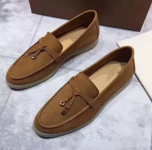 suede casual shoes for women round toe loafers mental decor chic leisure shoe designer luxury brand flats slip on thick sole trainers loro p, Black
suede casual shoes for women round toe loafers mental decor chic leisure shoe designer luxury brand flats slip on thick sole trainers loro p, Black