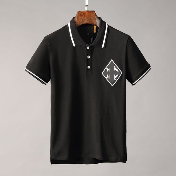designer men's polo shirt patchwork shirt lapel short sleeve casual 100% cotton brand business fashion casual polo shirt m-3xl-1993-2, White;black
designer men's polo shirt patchwork shirt lapel short sleeve casual 100% cotton brand business fashion casual polo shirt m-3xl-1993-2, White;black