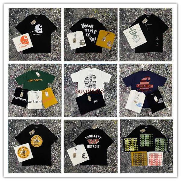 6af6 2023 men's and women's fashion t shirt high street brand carhart series 9 summer casual printed short sleeved for couples hal, White;black
6af6 2023 men's and women's fashion t shirt high street brand carhart series 9 summer casual printed short sleeved for couples hal, White;black