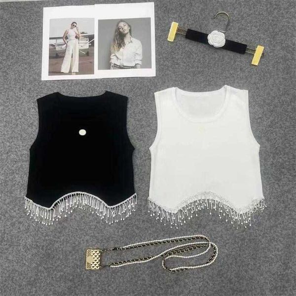 womens tanks camis luxury drill logo decoration crewneck sleeveless vest metal tassels adorn irregular hemlines design fashion designer clo, White
womens tanks camis luxury drill logo decoration crewneck sleeveless vest metal tassels adorn irregular hemlines design fashion designer clo, White