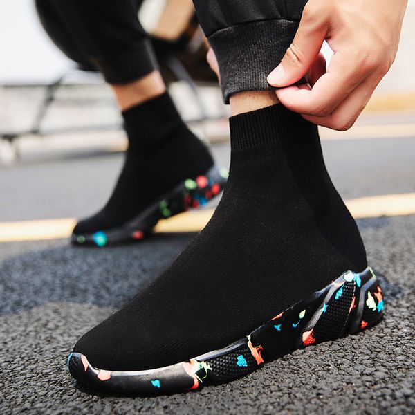 dress shoes fashion men casual shoes lightweight men shoes men's sneakers laceup platform sneakers socks shoes zapatillas hombre 230413, Black
dress shoes fashion men casual shoes lightweight men shoes men's sneakers laceup platform sneakers socks shoes zapatillas hombre 230413, Black