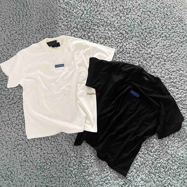 men's and women's summer fashion t shirt high street brand rep representative american side print small letter loose simple round, White;black
men's and women's summer fashion t shirt high street brand rep representative american side print small letter loose simple round, White;black