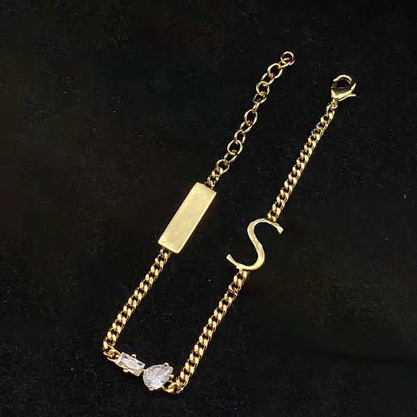 designer womens letter bracelet luxury gold diamond bracelets classic ladies charm bracelets anniversary gift for girlfriend, Golden;silver
designer womens letter bracelet luxury gold diamond bracelets classic ladies charm bracelets anniversary gift for girlfriend, Golden;silver