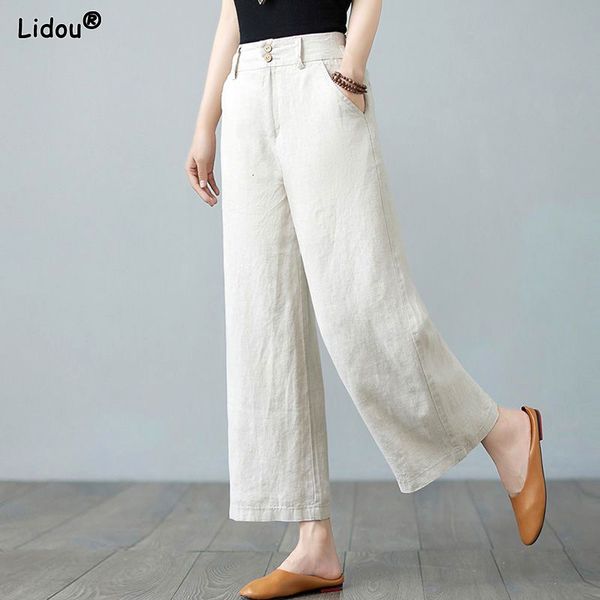 women's pants capris loose elastic waist button vintage fake zippers pockets wide leg pants solid thin spring summer casual women', Black;white
women's pants capris loose elastic waist button vintage fake zippers pockets wide leg pants solid thin spring summer casual women', Black;white