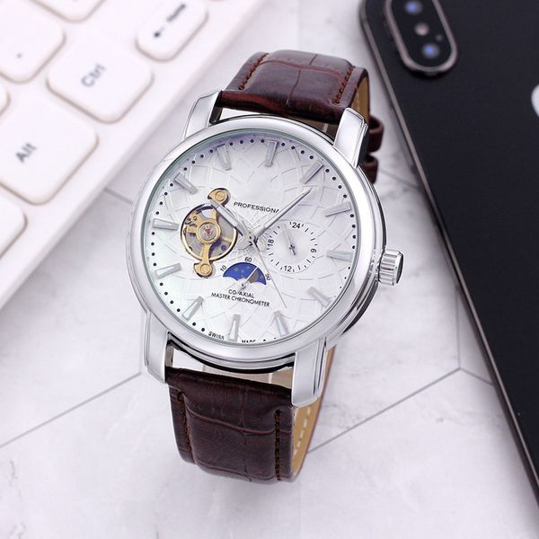 omeg wristwatches for men 2023 new mens watches 42mm tourbillon automatic mechanical watch luxury brand leather strap moon phase men fashion, Slivery;golden
omeg wristwatches for men 2023 new mens watches 42mm tourbillon automatic mechanical watch luxury brand leather strap moon phase men fashion, Slivery;golden