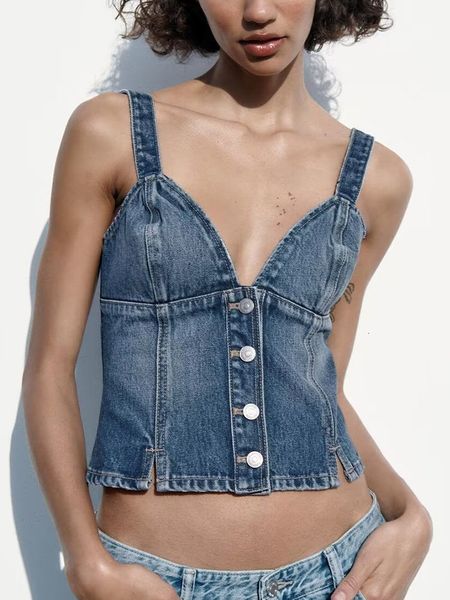 camisoles tanks traf women denim corset camisole casual backless sleeveless elastic back summer single breasted sling 230413, Black;white
camisoles tanks traf women denim corset camisole casual backless sleeveless elastic back summer single breasted sling 230413, Black;white
