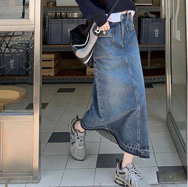 womens denim skirt with tassel hem spring high waist pocket loose mid length a line, Black
womens denim skirt with tassel hem spring high waist pocket loose mid length a line, Black