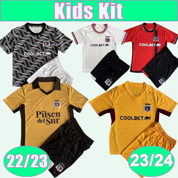 23 24 colo colo kids kit soccer jerseys santos bolados arriagada zaldivia gil fuentes costa lucero home away 3rd 4th goalkeeper child suit f, Black
23 24 colo colo kids kit soccer jerseys santos bolados arriagada zaldivia gil fuentes costa lucero home away 3rd 4th goalkeeper child suit f, Black