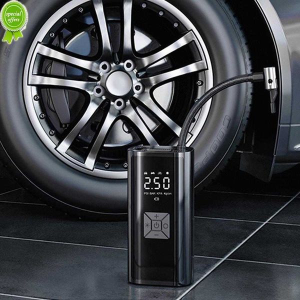new portable car air pump 12v 6000mah air compressor tire inflator with mobile phone charging fits car truck motorcycle bicycle ball
new portable car air pump 12v 6000mah air compressor tire inflator with mobile phone charging fits car truck motorcycle bicycle ball