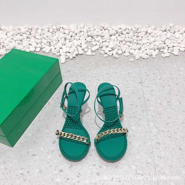straight chain sandals spring 2023 new style high heel women's metal thin anti-skid shoes, Black
straight chain sandals spring 2023 new style high heel women's metal thin anti-skid shoes, Black
