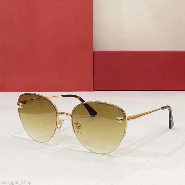 new men sunglasses designer womans metal half frame cat eye shades leopard head decorative mirror high end cartir eyewear size 58 17 145 gla, White;black
new men sunglasses designer womans metal half frame cat eye shades leopard head decorative mirror high end cartir eyewear size 58 17 145 gla, White;black