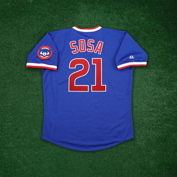 sammy sosa cubs 1989 baseball jersey chicago mark grace ryne sandberg ron santo ernie banks billy williams kerry wood greg 31 maddux bryant, Blue;black
sammy sosa cubs 1989 baseball jersey chicago mark grace ryne sandberg ron santo ernie banks billy williams kerry wood greg 31 maddux bryant, Blue;black