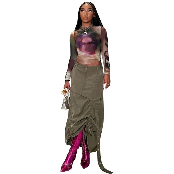 green maxi long skirts designer fashion shirring design dress female tassel belt summer skirt pocket vestidos outfits women clothing 9702, Black
green maxi long skirts designer fashion shirring design dress female tassel belt summer skirt pocket vestidos outfits women clothing 9702, Black