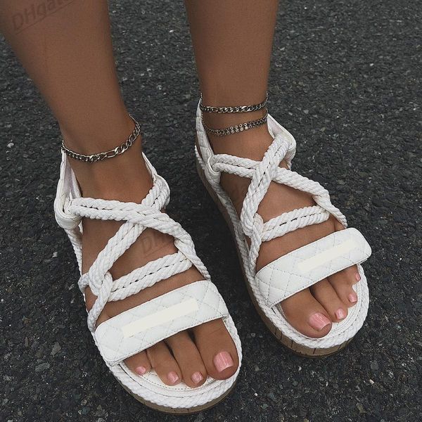 rope slide luxury designer shoe woman woven metal blade fashion comfort beach flat thick platform tory men sandal easy to wear lady slipper, Black
rope slide luxury designer shoe woman woven metal blade fashion comfort beach flat thick platform tory men sandal easy to wear lady slipper, Black