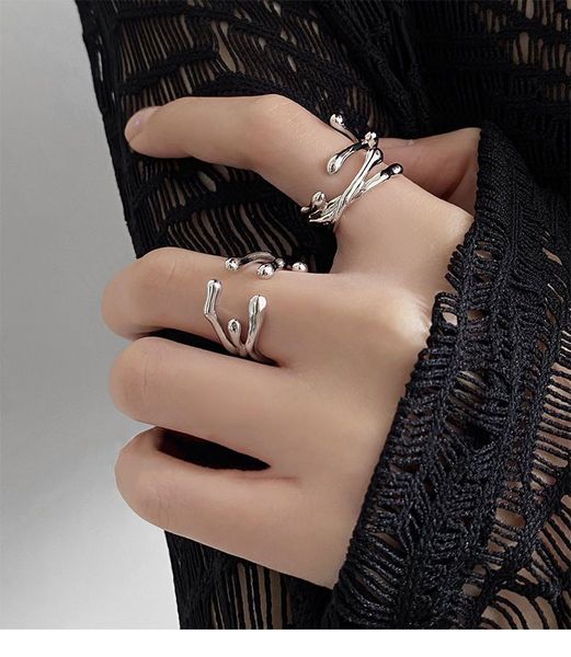 class rings large irregular tendrils ring matching rings vintage rings engagement rings for women designer classic jewelry men women couple, Silver
class rings large irregular tendrils ring matching rings vintage rings engagement rings for women designer classic jewelry men women couple, Silver