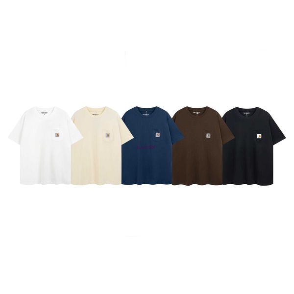 2023 men's and women's fashion t shirt tooling high street brand carhart new mountain pocket round neck couple loose short sleeve, White;black
2023 men's and women's fashion t shirt tooling high street brand carhart new mountain pocket round neck couple loose short sleeve, White;black