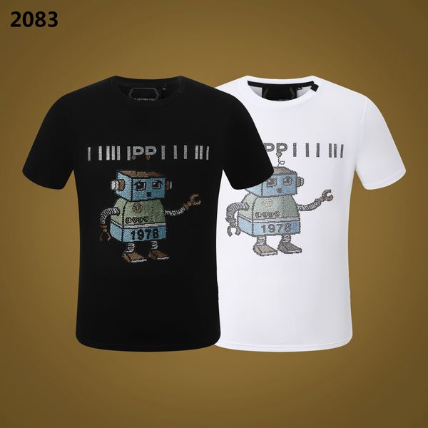 pp fashion men's designer slim fit t-shirt summer rhinestone short sleeve round neck shirt tee skulls print streetwear collar polos m-, White;black
pp fashion men's designer slim fit t-shirt summer rhinestone short sleeve round neck shirt tee skulls print streetwear collar polos m-, White;black