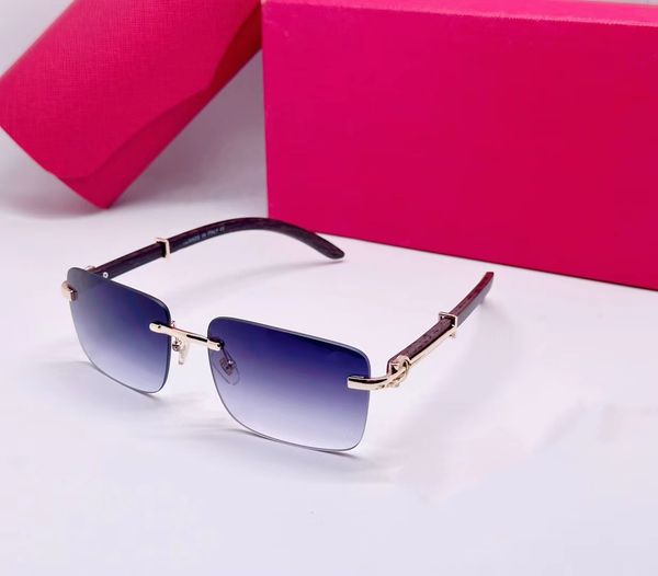 men carti glasses designer rimless sunglasses women fashion frameless rectangle coating buffalo horn sunglass uv400 eyeglass wooden mens eye, White;black
men carti glasses designer rimless sunglasses women fashion frameless rectangle coating buffalo horn sunglass uv400 eyeglass wooden mens eye, White;black