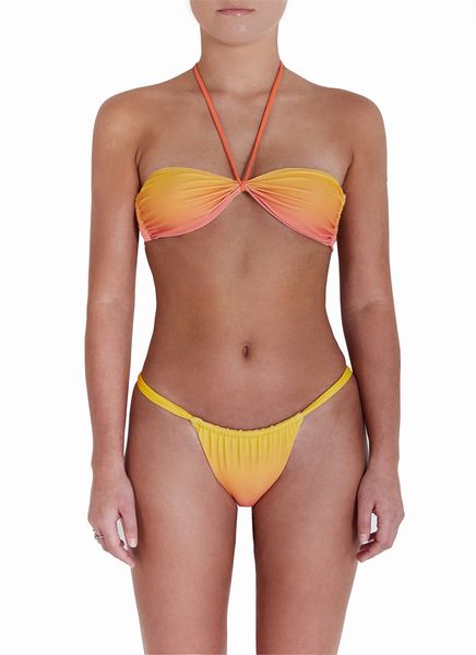 swimsuit bikini set letter women one-piece two-piece swimwear beach wear for holiday bathing suits