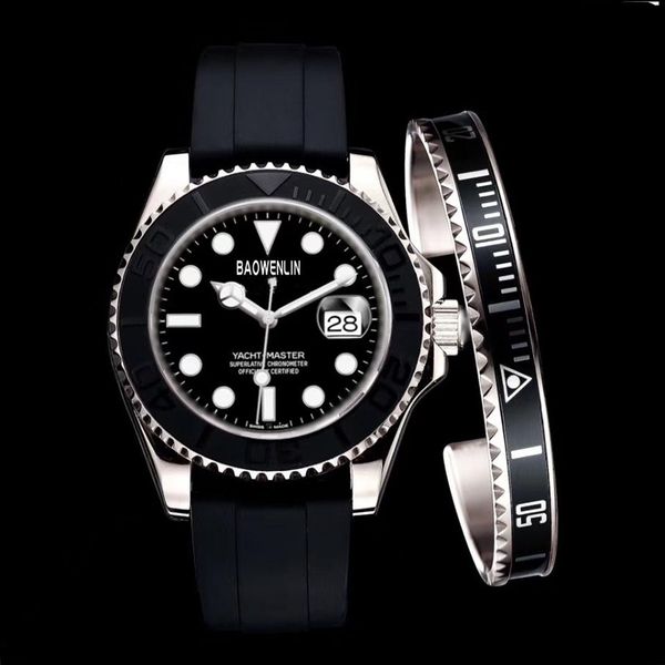 watch ym 42 mm rubber belt resistance diving crime dial 2813 nautical style automatic luxury watches men wristwatches iced out mon244c, Slivery;brown
watch ym 42 mm rubber belt resistance diving crime dial 2813 nautical style automatic luxury watches men wristwatches iced out mon244c, Slivery;brown