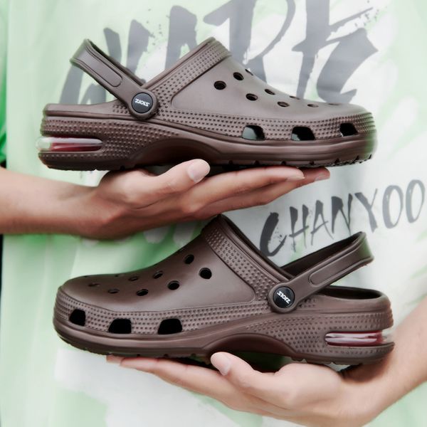 sandals summer classic brown men clogs slippers big size 47 comfortabale platform sandals men non-slip beach shoes men sandalias hombres 230, Black
sandals summer classic brown men clogs slippers big size 47 comfortabale platform sandals men non-slip beach shoes men sandalias hombres 230, Black