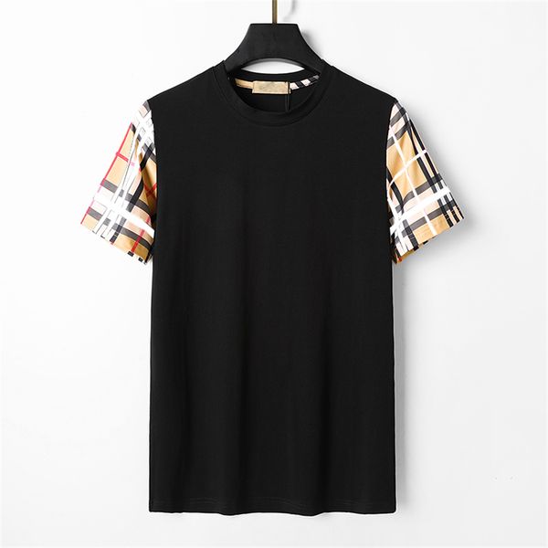 men's famous brand t-shirt black and white beige check stripe brand print luxury 100% cotton anti-wrinkle pair street hip-hop short sle, White;black
men's famous brand t-shirt black and white beige check stripe brand print luxury 100% cotton anti-wrinkle pair street hip-hop short sle, White;black