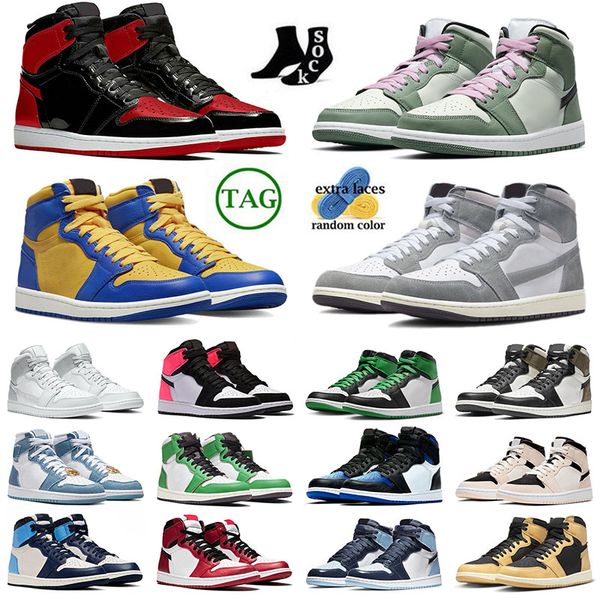 2023 fashion mens women sports basketball shoes jumpman 1 1s cream dark chocolate lucky green washed black outdoor sports sneakers designer
2023 fashion mens women sports basketball shoes jumpman 1 1s cream dark chocolate lucky green washed black outdoor sports sneakers designer