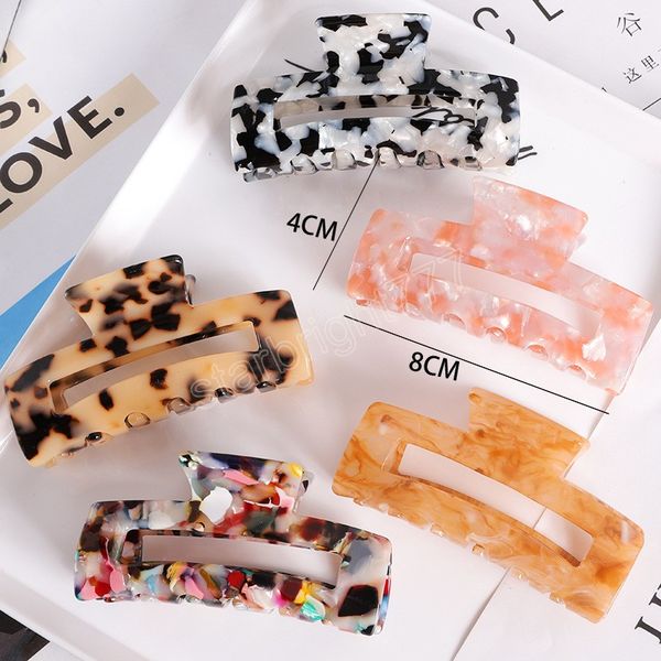 vintage crab hair clip women simple geometry acetate hair claw hairclips for girls hair accessories barrettes, Slivery;white
vintage crab hair clip women simple geometry acetate hair claw hairclips for girls hair accessories barrettes, Slivery;white