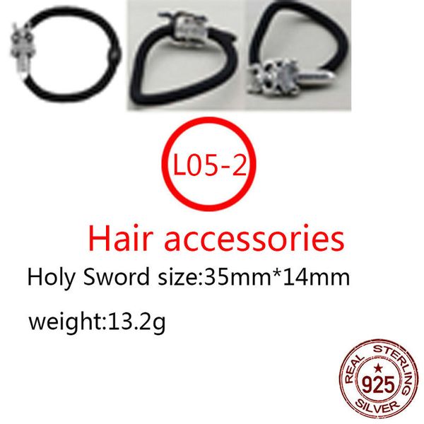 l05-2 s925 sterling silver hair band hair ornament personalized fashion punk hip hop style holy sword cross flower letter shape lover gift
l05-2 s925 sterling silver hair band hair ornament personalized fashion punk hip hop style holy sword cross flower letter shape lover gift
