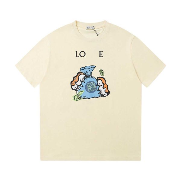 designer luxury loes classic fashion trends 23ss klein blue contrast fresh round neck short sleeve t-shirt men and women, Black;brown
designer luxury loes classic fashion trends 23ss klein blue contrast fresh round neck short sleeve t-shirt men and women, Black;brown